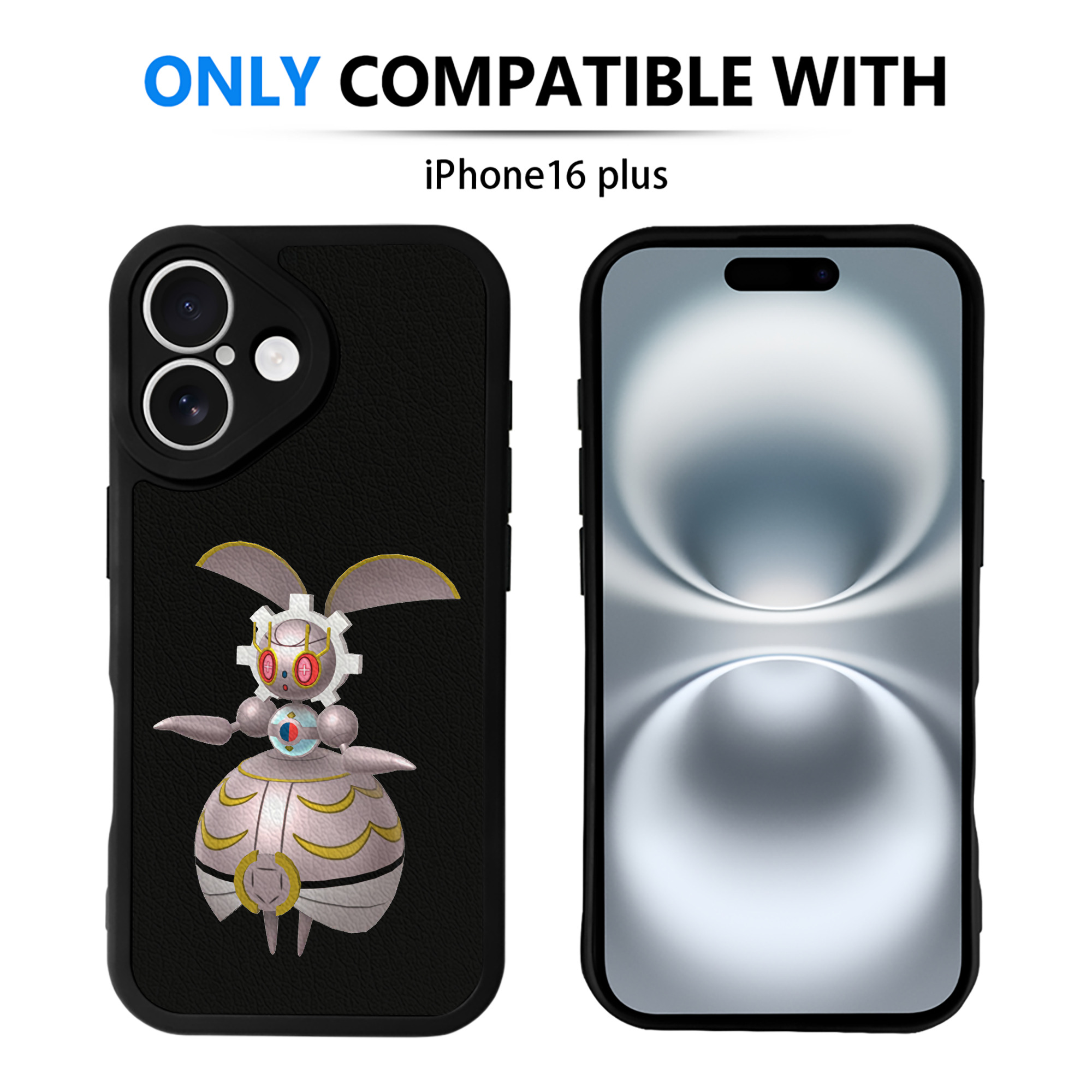 （画像用） ポケットモンスター Pokémon 【iPhone 16シリーズ対応】シリコンスマホケース（レザー調） 材質：シリコン